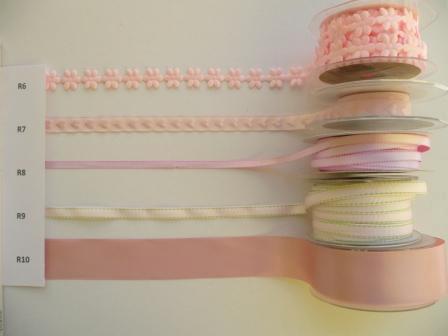 Satin ribbon pink R8 2-tone double-sided - Click Image to Close